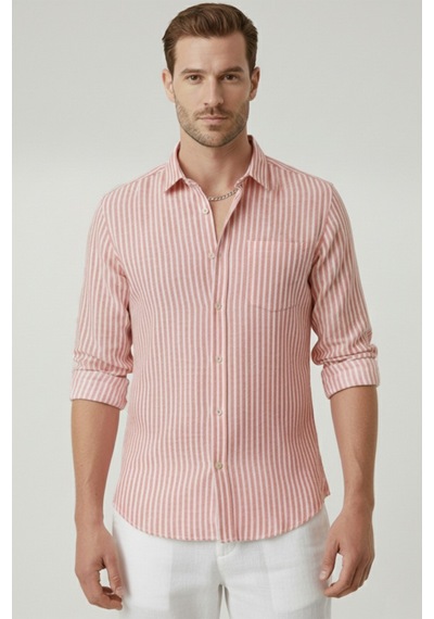 Deepsea Turuncu Slim Fit %100 Pamuk Çizgili Erkek Gömlek Cepli Yazlık Yeni Sezon Gömlek 2602627 Turuncu Deepsea Turuncu Slim Fit %100 Pamuk Çizgili Erkek Gömlek Cepli Yazlık Yeni Sezon Gömlek 2602627 Turuncu