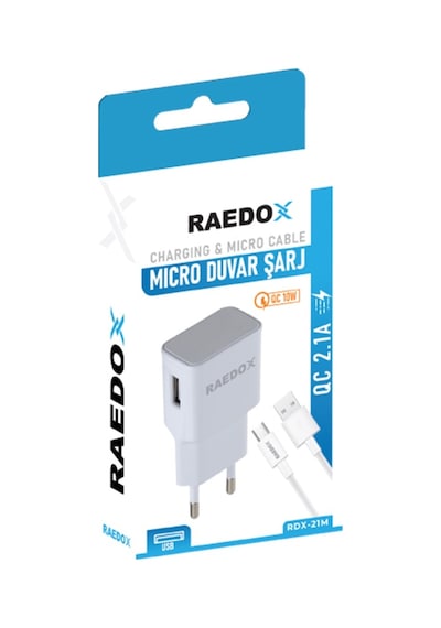 Raedox 10.5w 2.1a Micro Usb Şarj Seti