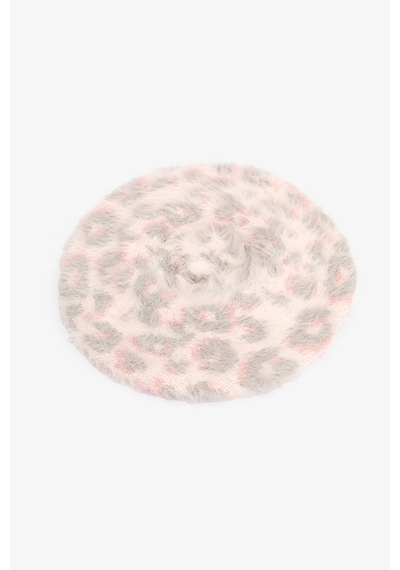 Penti Pembe Kız Çocuk Leopar Desenli Bere