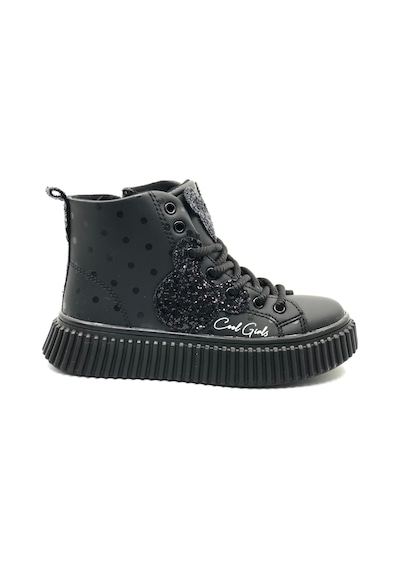 Cool Aisha Ortopedik Kaymaz Taban Unisex Çocuk Bot Siyah