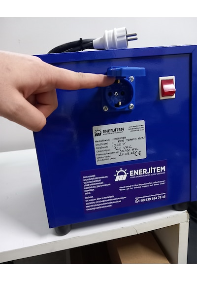 Enerjitem 2000va, 2 Kva Kutulu Trafo,giriş:220 Vac Çıkış:110-120v