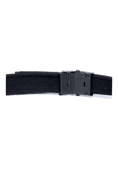 Livze Unisex Siyah Tokalı Kolon Kemeri 4cm Siyah Siyah