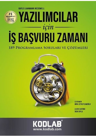Yazılımcılar için İş Başvuru Zamanı - Gayle Laakmann McDowell - Kodlab