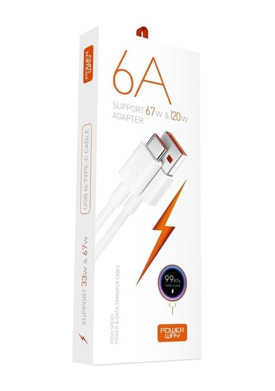 Lebron M6 Type-c To Usb-a Pd 67w 6a Şarj Ve Veri Aktarım Kablosu