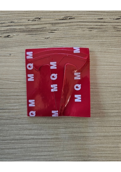 Tesla Model Y Legacy / Model 3 Ön Kaput Arma Logo Krom Nikelaj 6x6cm
