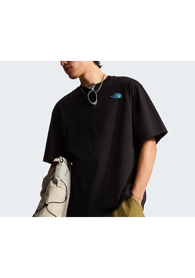 The North Face M Liquid Box Nse Oversize Erkek Outdoor Tişörtü Nf0a8g9wjk31 Siyah
