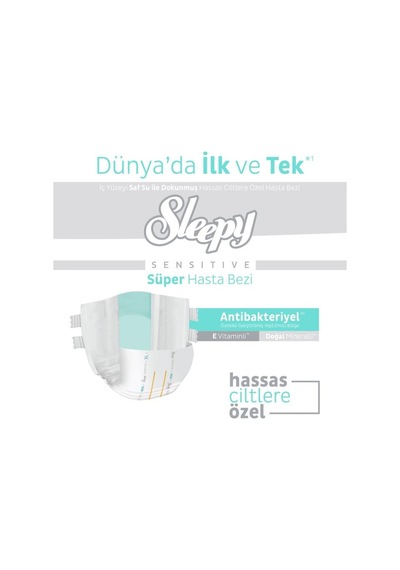 Sleepy Sensitive Süper Yetişkin Hasta Bezi Xlarge 30 Adet XL