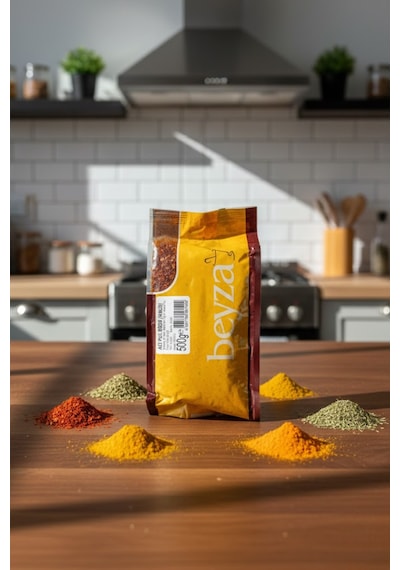 Beyza Acı Baharat Paketi Acı Pul Biber 500 Gr + Acı Kırmızı Toz Biber 500 Gr 2 Li Set