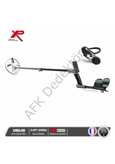 Xp Deus Rc Ana Üniteli 22 Cm Hf Başlıklı Wsa Kablosuz Kulaklıklı Metal Dedektörü