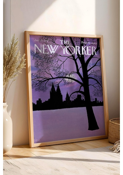 The New Yorker Çerçeveli Tablo January 22 1972