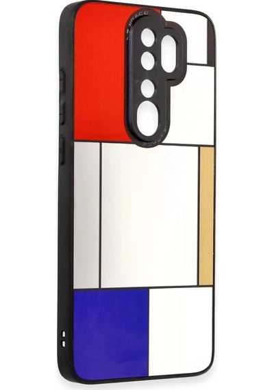 Newface Xiaomi Redmi Note 8 Pro Kılıf Mirror Desenli Kapak - Mirror - 9 Beyaz