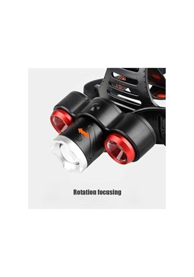 Ka-ma Star 5w 3x T6 Cree Led 1200 Lumens Profosyonel Şarjlı Kafa Feneri Diğer