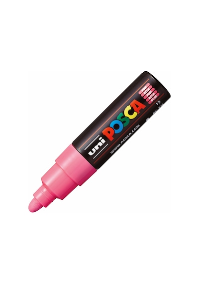 Uni-Ball Pc-7M -Posca Su Bazlı Marker Pembe 4.5-5.5