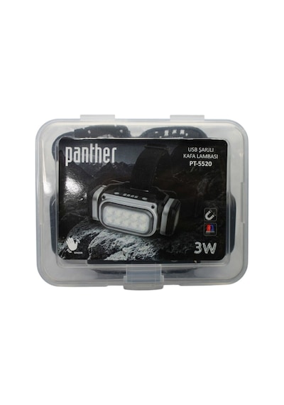 Panther Pt-5520 Şarjlı Kafa Lambası Çok Renkli
