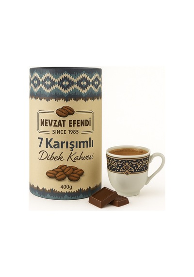 Nevzat Efendi 7 Karışım Dibek Kahvesi 400g Doğal, Katkısız, El Yapımı Özel Karışım Diğer