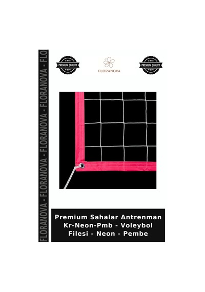 Premium Sahalar Antrenman Kr-neon-pmb - Voleybol Filesi - Neon - Pembe