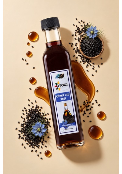 Soğuk Sıkım Çörek Otu Yağı 250 Ml - Çörekotu Tohumu Yağı - 925252752