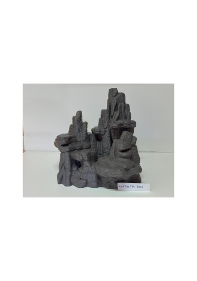 3d Akvaryum Dekoru Dik Mağara 3d08 24x24x27h