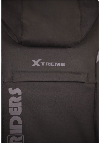 4riders Rex Pro Korumalı Softshell Motosiklet Montu Siyah