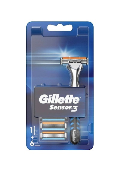 Sensor3 Tıraş Makinesi + 6 Yedek Tıraş Bıçağı
