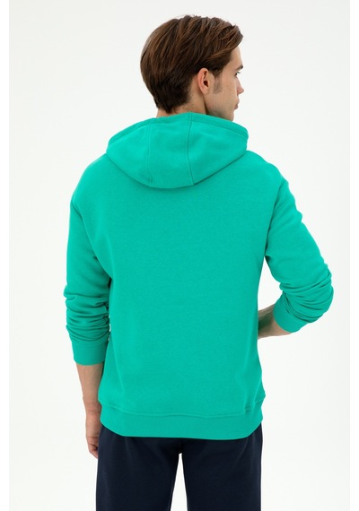 U.S. Polo Assn. Erkek Mint Basic Sweatshirt 50295149-VR152