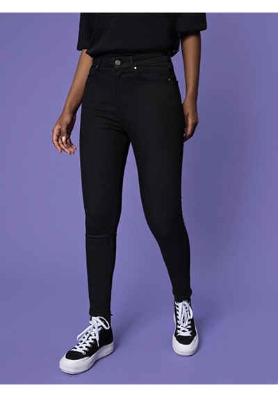 Natalie Skinny Fit Kadın Pantolon siyah
