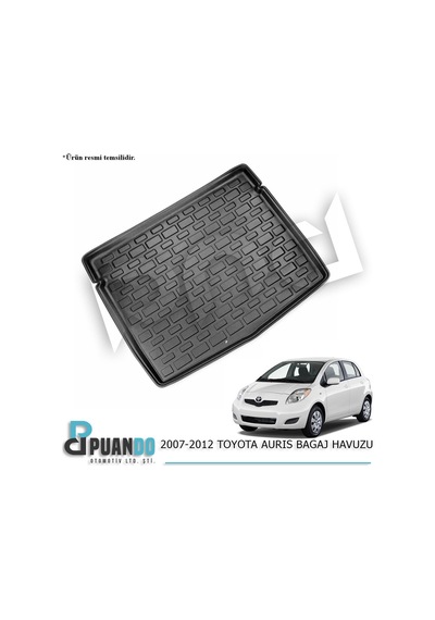 Araca Özel 2007-2012 Toyota Aurıs Bagaj Havuzu