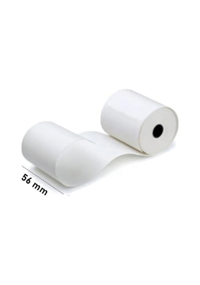 56 Mm X 12 Metre Termal Kağıt - Yazar Kasa Pos Rulosu Satış Fişi Market Kağıdı İşyeri Sarf Malzemesi