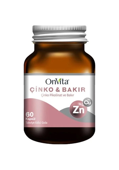 Onvita Çinko & Bakır 60 Kapsül