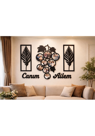 Salkımlı Resim Çerçevesi Şık Ve Modern No30046