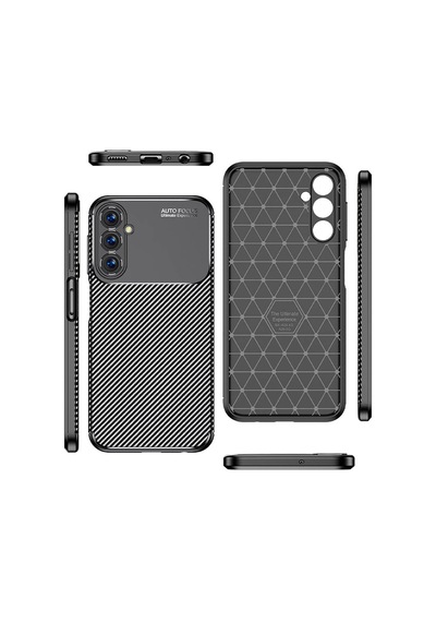 Zore Samsung Galaxy Uyumlu A25 Kılıf Omsy Negro Silikon Kapak - Siyah