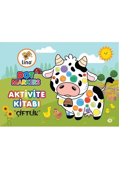 Dot Markers Boyama Kitabı Çiftlik