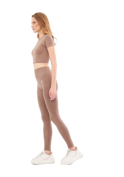 Giorgina Ferri Yumuşak Dokulu, Esnek Yoga, Koşu, Spor Ve Günlük Crop Top Mila