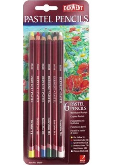 Derwent Pastel Pencil 6'Lı Blister Pastel Kalem Seti N11.341