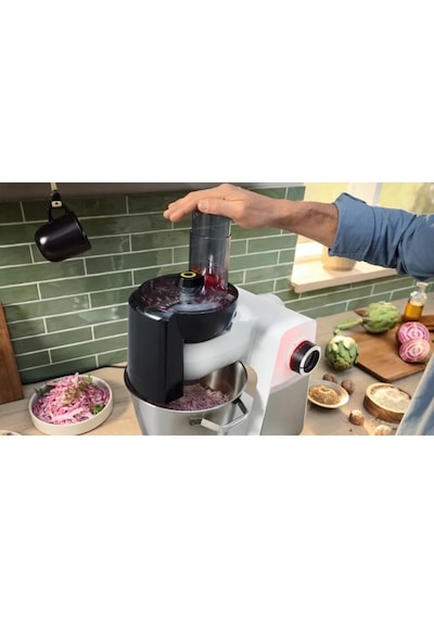 Bosch Uyumlu Mums6zs00 Serie 6 Mutfak Makinesi  Kıyma Çekme Aparatı Ve Rende Seti