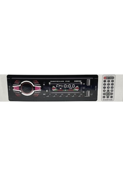 Everton Rt-2021 Çift Usb'Li Usb-Sd-Fm-Aux- Bluetooth Oto Teyp 4X5