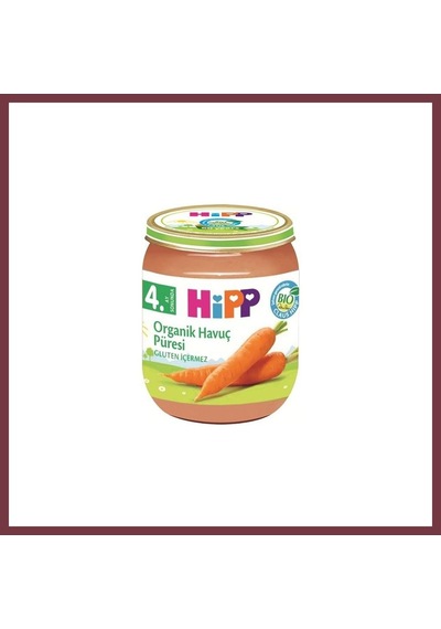 Storeşahin Organik Havuç Püresi 125 Gr Shn0720 Çok Renkli