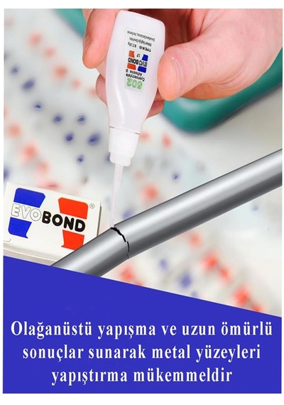 502 Japon Yapıştırıcı 2 Adet 20 Gr Hızlı Yapıştırıcı Evobond 502 Süper Yapıştırrıcı Orjinal Seramik Plastik Metal