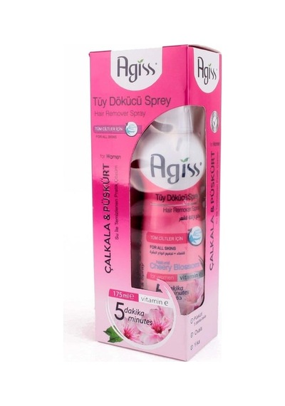 Agiss Kadın Tüy Dökücü Krem Sprey 175 Ml 8'li Paket