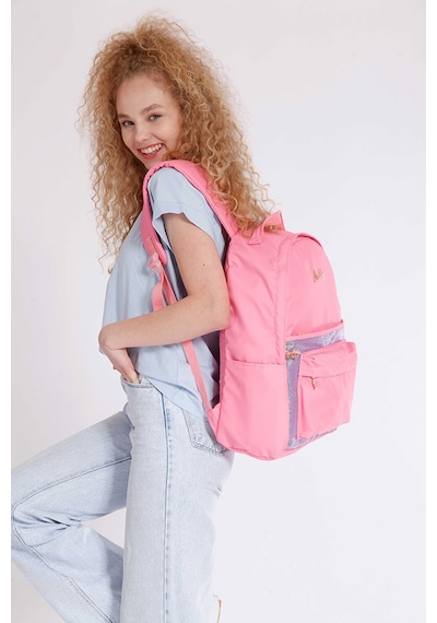 Kaukko Magical Sırt Çantası Simli-Roze K1353