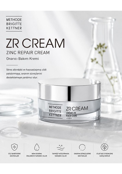 Methode Brigitte Kettner Zinc Repair Zr Cream Silver Edition 15 Ml Onarıcı Yüz Bakım Kremi