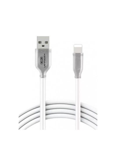 Büro Ev Ofis Cihazları İçin Beyaz 1mt 3a Apple Uyumlu iOS Data Şarj Kablosu