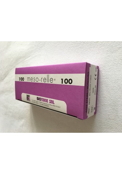Meso Relle 30G x 6 MM Hipodermik Mezoterapi İğnesi 100 Adet