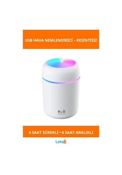Usb Çalışma Ve Uyku İçin Sessiz Hava Nemlendirici 1 Adet