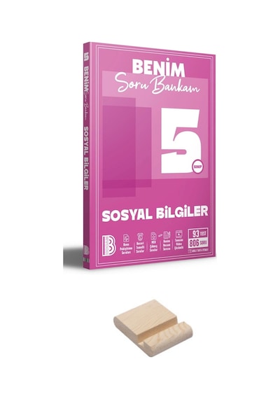 Benim Hocam 5. Sınıf Sosyal Bilgiler Soru Bankası + Telefon Standı