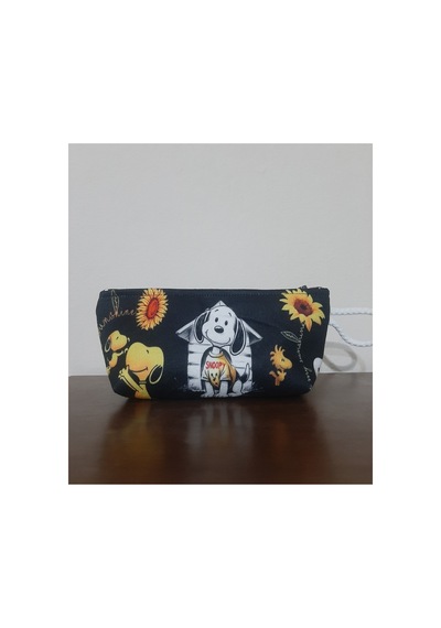 Owl Bag Sevımli Köpek Snoopy Desenli Kalemlik - Makyaj Çantası Diğer