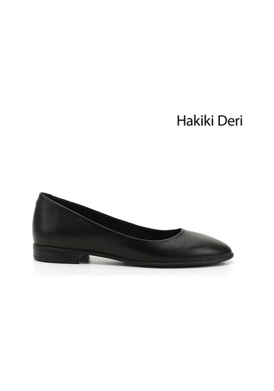 Gönderi(R) Gönderi R Kadın Siyah Hakiki Deri Babet Gdza13424164 Siyah