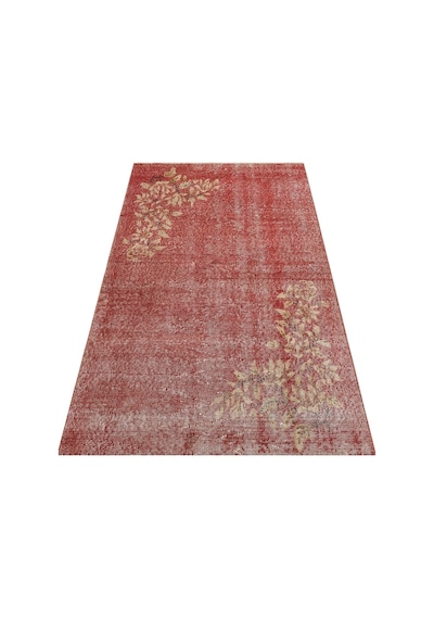 Özel Vintage Eskitme El Dokuma Halı 90x176 Cm 9813