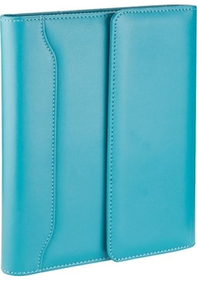 Organizer Ajanda Tarihsiz Kareli 22x26 CM - Turkuaz