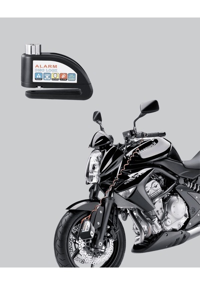 Bluetooth Hoparlör Ve Disk Kilidi Seti, Motosiklet, Günlük Kullanım